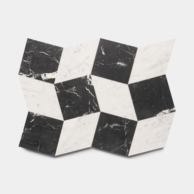 Lombardy in Carrara + Nero Marquina