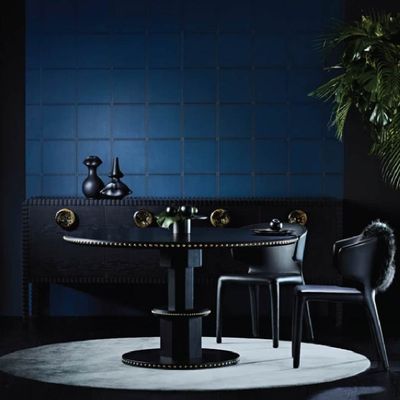 Embellish Round Table with Studs