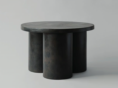 BIG FOOT LOW - Round fiber cement coffee table _ 101 copenhagen