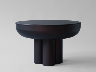 CROWN - Low round aluminium coffee table _ 101 copenhagen
