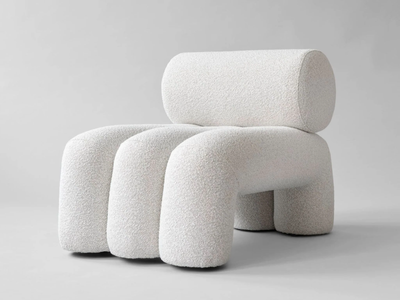 FOKU CHAIR BOUCLE' - Fabric armchair _ 101 copenhagen