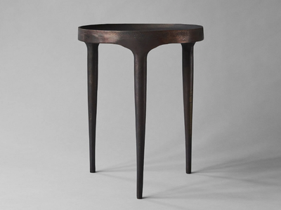 PHANTOM - Round cast iron high side table _ 101 copenhagen