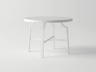 AGOSTO - Round aluminium garden table _ 10Deka