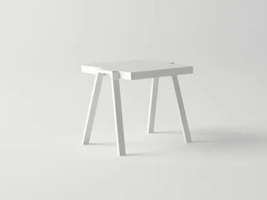 AMELIA - Rectangular aluminium coffee table _ 10Deka