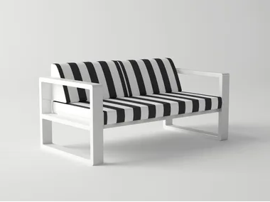 DELAZ - 2 seater aluminium sofa _ 10Deka