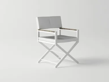 ULTRA - Aluminium garden chair with armrests _ 10Deka
