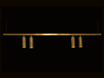 RIGA 14/00 - LED brass pendant lamp _ 247LAB