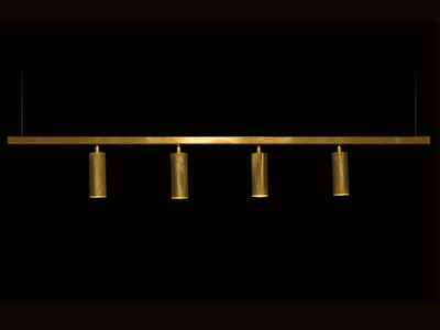 RIGA 14/02 - LED brass pendant lamp _ 247LAB