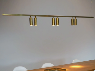 RIGA 22/00 - LED brass pendant lamp _ 247LAB