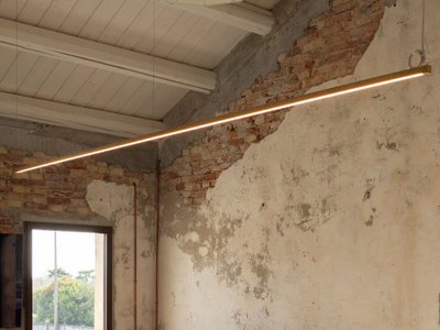 STECCA - LED brass pendant lamp _ 247LAB