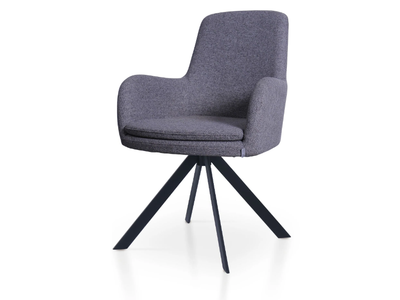 DOLPHIN SPIDER - Trestle-based fabric chair with armrests _ 5A Design