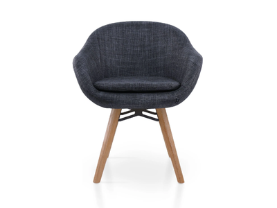 GLOBE VITO - Fabric chair with armrests _ 5A Design