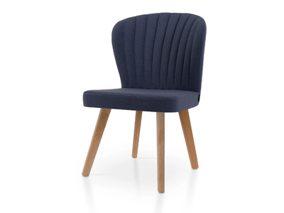 GLORIA OAK - Upholstered fabric chair _ 5A Design