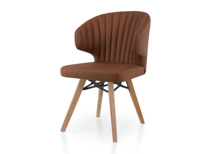 GLORIA VITO - Upholstered leather chair _ 5A Design