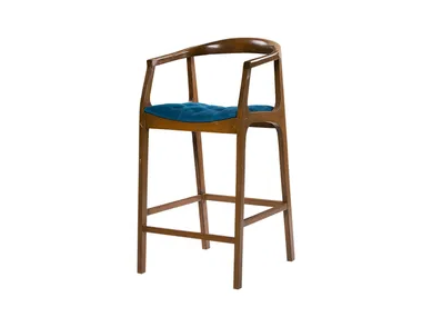 VALE BAR - High beech stool with footrest _ 5A Design