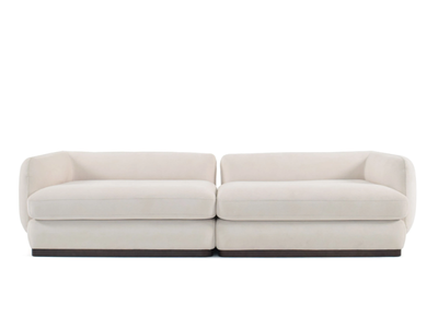 ALPHA - Modular 3 seater fabric sofa _ Able