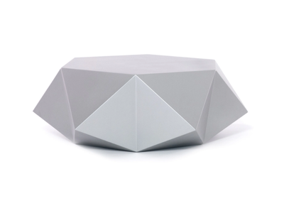 DIAMOND - Hexagonal MDF coffee table for living room _ Able