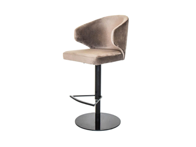 DIVINA - High fabric stool with footrest _ Able