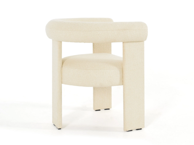 JASEMINE - Fabric chair with armrests _ Able
