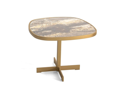 MON - Metal with ceramic top coffee table for living room _ Able