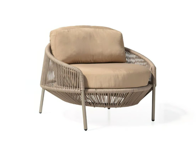 SUNRAY - Fabric garden armchair with armrests _ Able