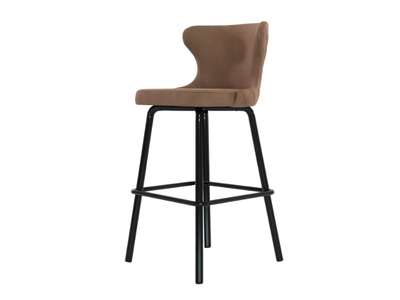 TEATRO - High leather stool with footrest _ Able