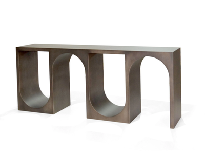 UPSY DAISY - Rectangular MDF console table _ Able