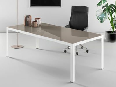 HYPE - Lacquered glass office desk _ About Office