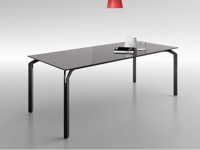 YOGA - Lacquered glass office desk / meeting table _ About Office