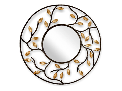 FOLIAGE CLASSIC - Round wall-mounted mirror _ Abrissi