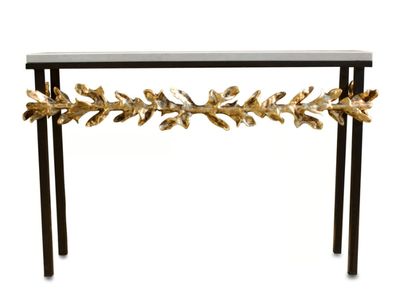 OAK - Rectangular metal console table _ Abrissi