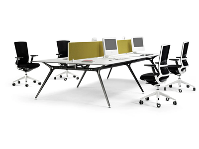 ARKITEK - Multiple office desk with sound absorbing screens _ ACTIU