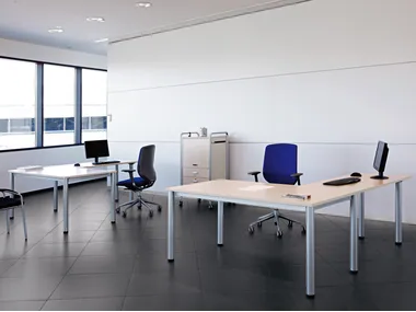 COOL E100 - L-shaped office desk _ ACTIU