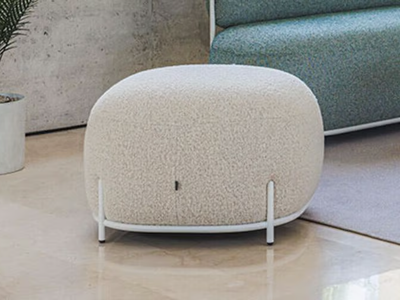 GLOBB - Square upholstered fabric pouf _ ACTIU
