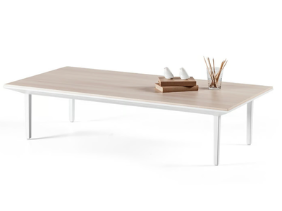 LONGO - Low rectangular aluminium coffee table _ ACTIU