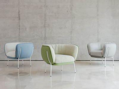 OWWI - Fabric armchair with armrests _ ACTIU