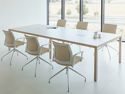 PRISMA - Rectangular wooden office desk _ ACTIU