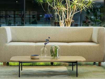 SMARA - 3 seater fabric sofa _ ACTIU