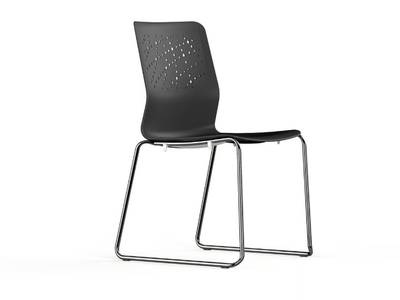 URBAN-BLOCK - Sled base polypropylene chair _ ACTIU