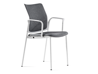 URBAN PLUS - Upholstered chair with armrests _ ACTIU