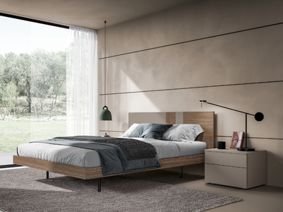 BLADE - Wooden double bed _ Adok