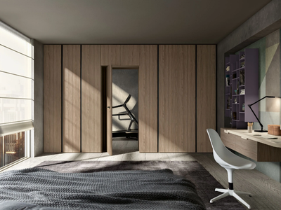 INTERMEZZO - Custom wooden wardrobe _ Adok