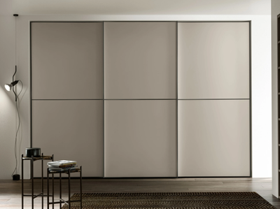 INTERMEZZO - Wooden wardrobe with sliding doors _ Adok
