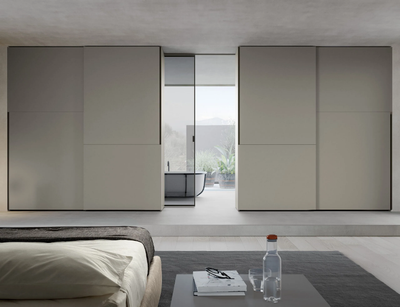RITMO - Wooden wardrobe with sliding doors _ Adok