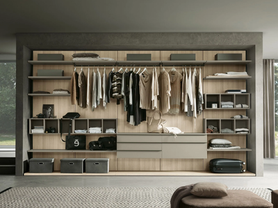 TA-TAC - Sectional wooden walk-in wardrobe _ Adok