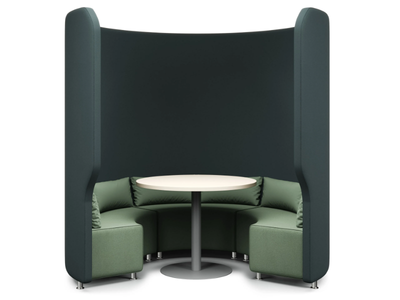 MAJI SYSTEM - Acoustic fabric office booth for coffee break _ Adrenalina