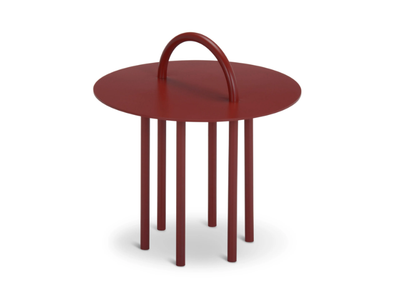 OBIQUO LOW - Round metal coffee table _ Adrenalina