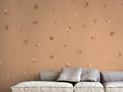 SEASON 1 KW0102C - Dotted Ecological Plaster backing wallpaper _ Affreschi & Affreschi
