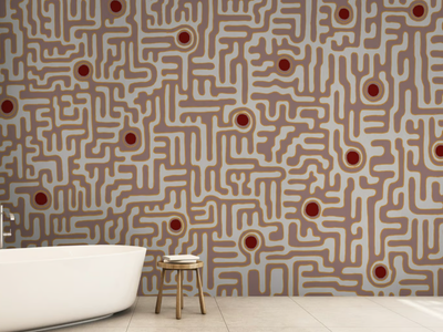 SEASON 1 KW0104A - Ecological Plaster backing wallpaper _ Affreschi & Affreschi