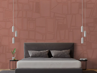 SEASON 1 KW0802 - Ecological geometric Plaster backing wallpaper _ Affreschi & Affreschi